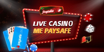 Payment Methods Image for Live Casino με Paysafe